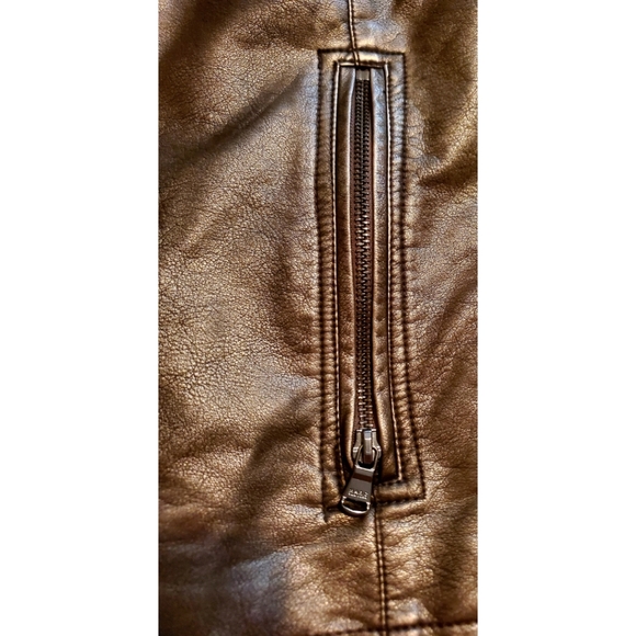 Marc New York Andrew Marc faux leather jacket coat - Picture 5 of 10